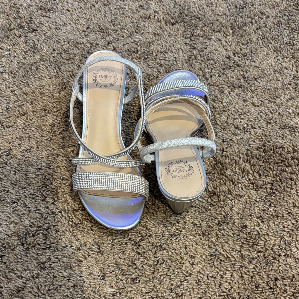 J. Miller Elegant Silver Heels